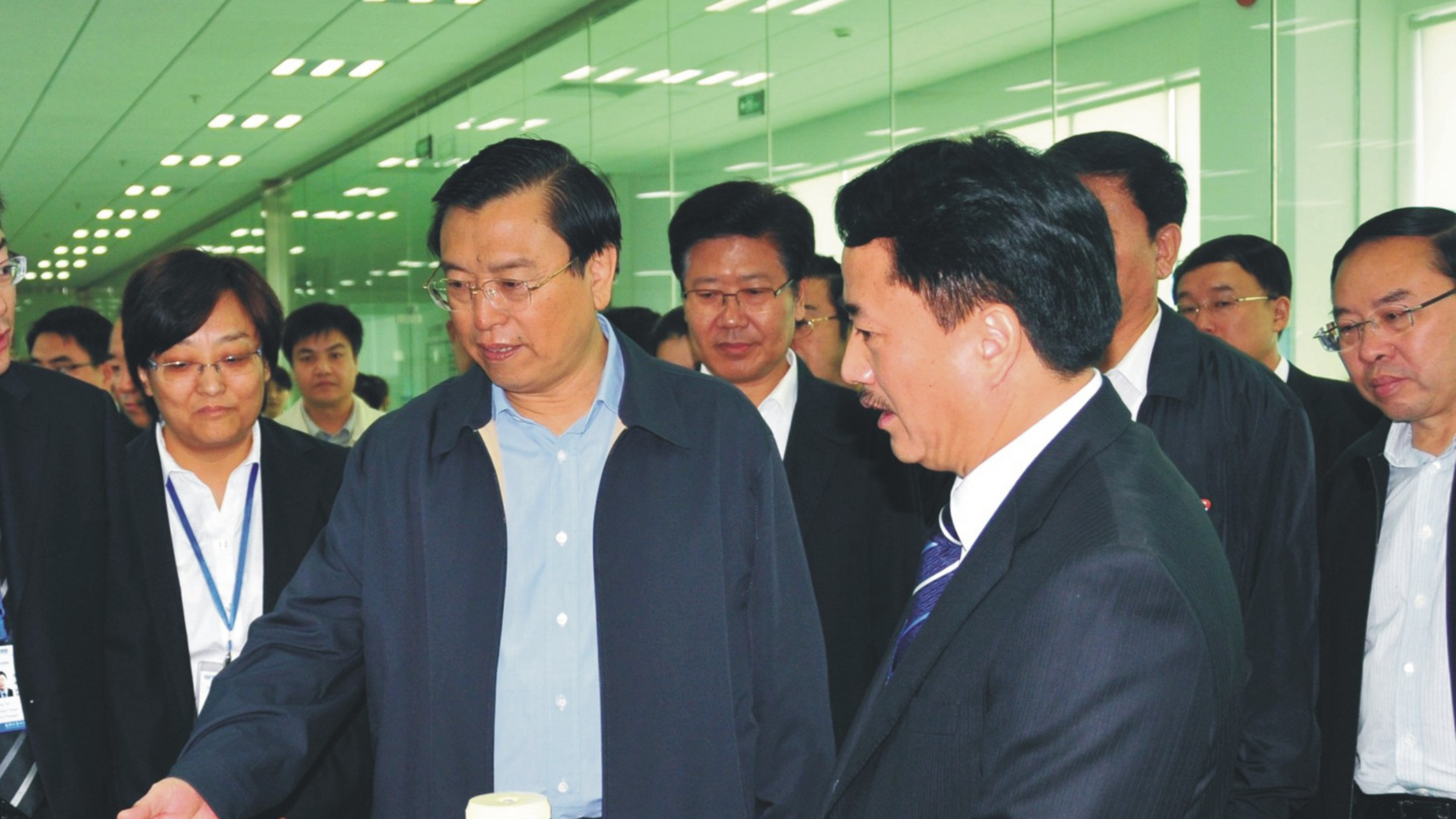 時任全國人大常委會委員長、時任國務院副總理張德江同志視察威勝