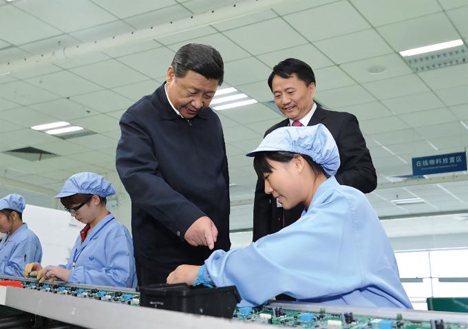 國家主席習近平同志視察威勝